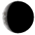 Waning Crescent, 25 days, 1 hours, 7 minutes in cycle